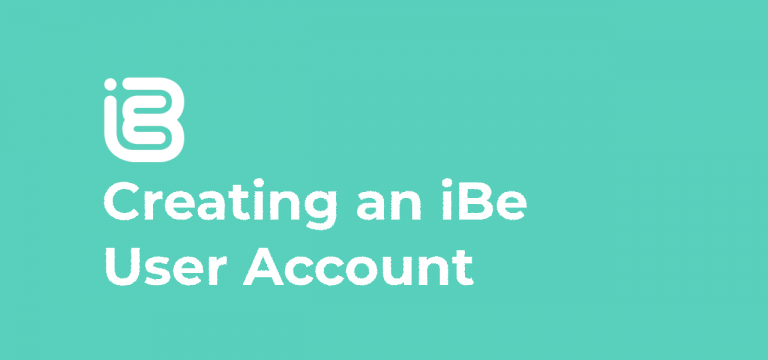 Creating an iBe User Account